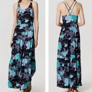 LOFT Floral Tiered Maxi Dress | Women’s Size‎ 2 | MSRP $98